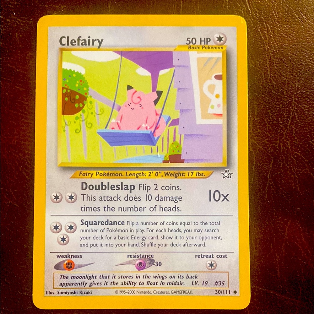 Clefairy 30/111 Neo Genesis Regular 1st Edition